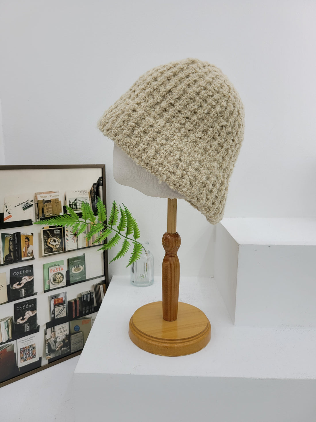 ALPACA WINTER BEANIE FOR LARGE HEAD