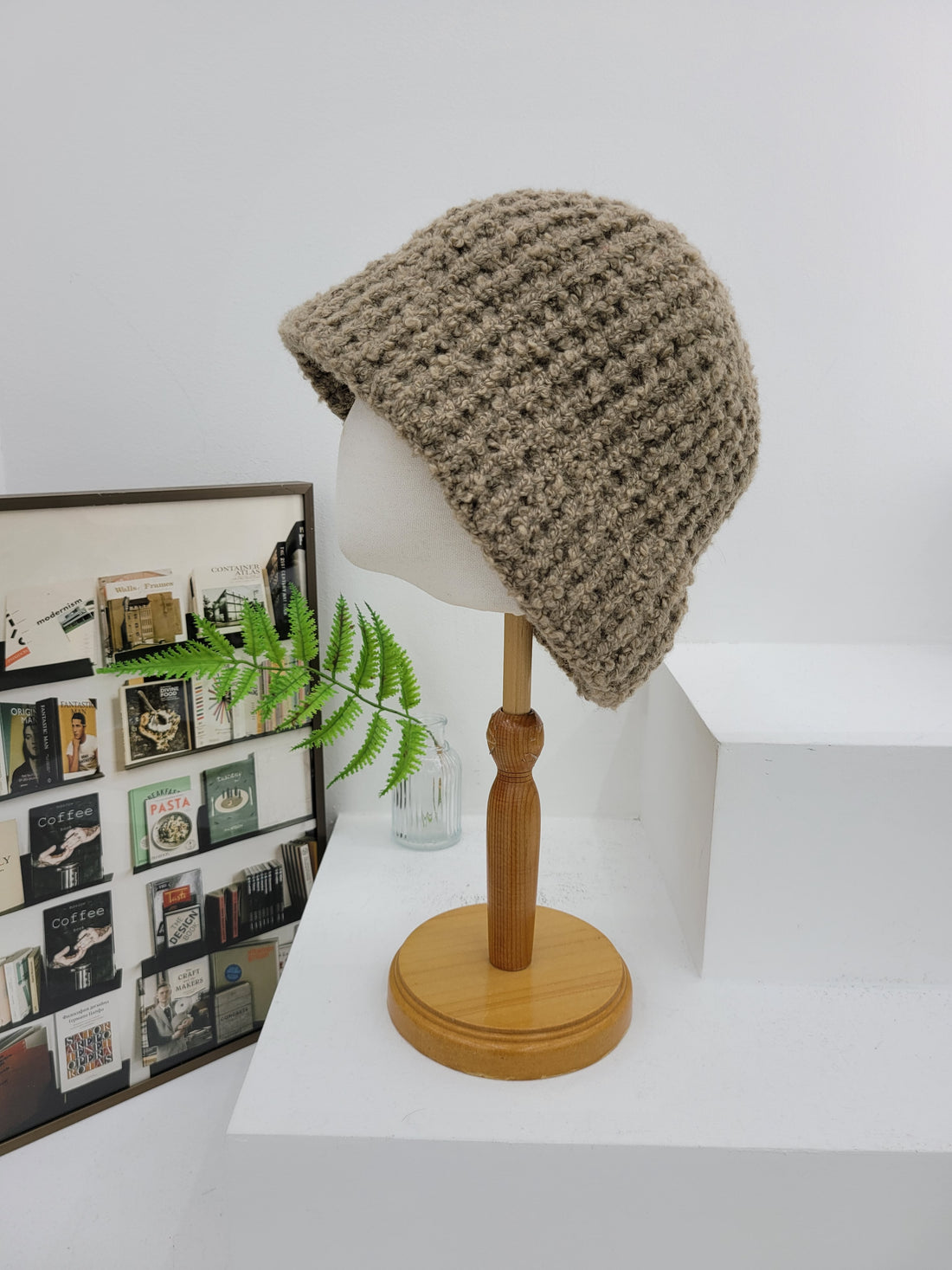 ALPACA WINTER BEANIE FOR LARGE HEAD