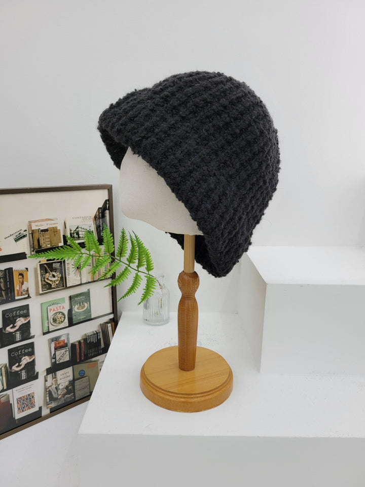 ALPACA WINTER BEANIE FOR LARGE HEAD