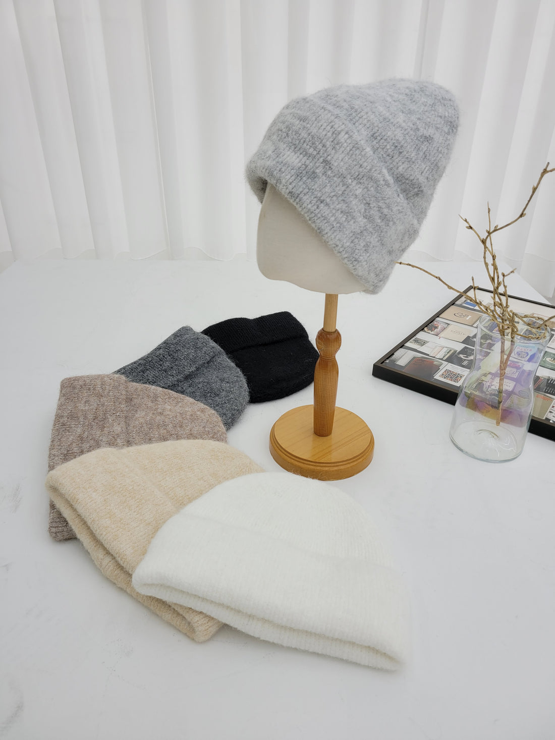 Eco Soft Wool Beanie, Unisex Winter Beanie