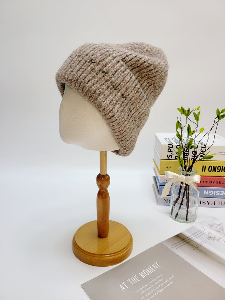 100% Wool Soft Beanie with Stitch