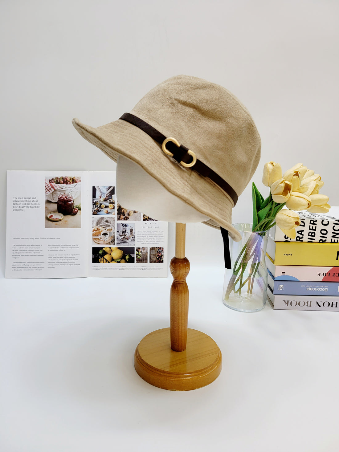 Vegan Suede Bucket Hat