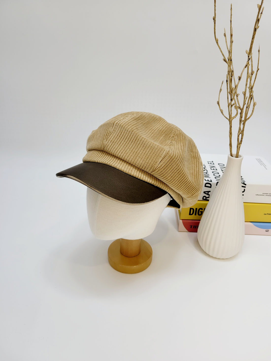Unisex Corduroy Fall/Winter Newsboy Hat