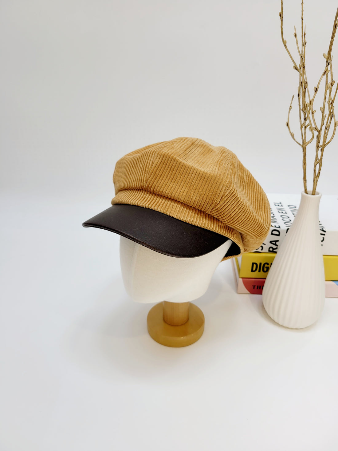 Unisex Corduroy Fall/Winter Newsboy Hat